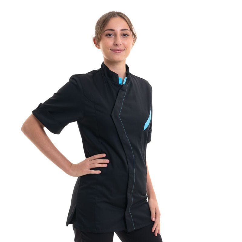 Black and Blue Robur Pastry Chef Coat Versant - Robur -  by Robur | MANELLI``