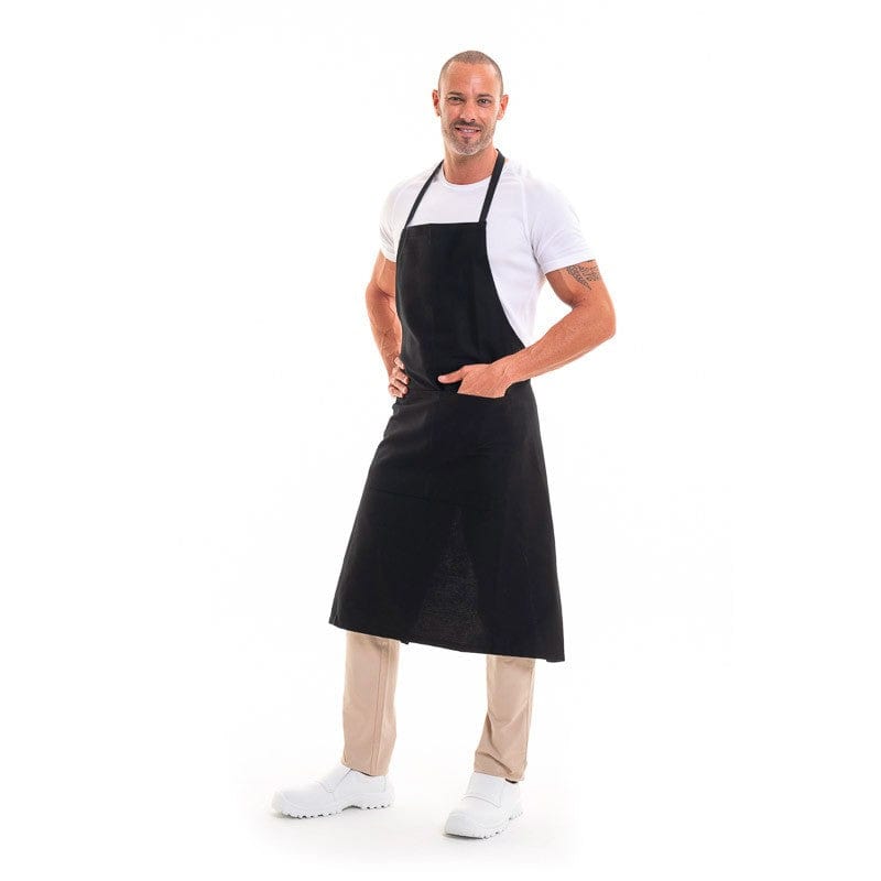 Black Bib Apron Pise - ROBUR -  by Robur | MANELLI``