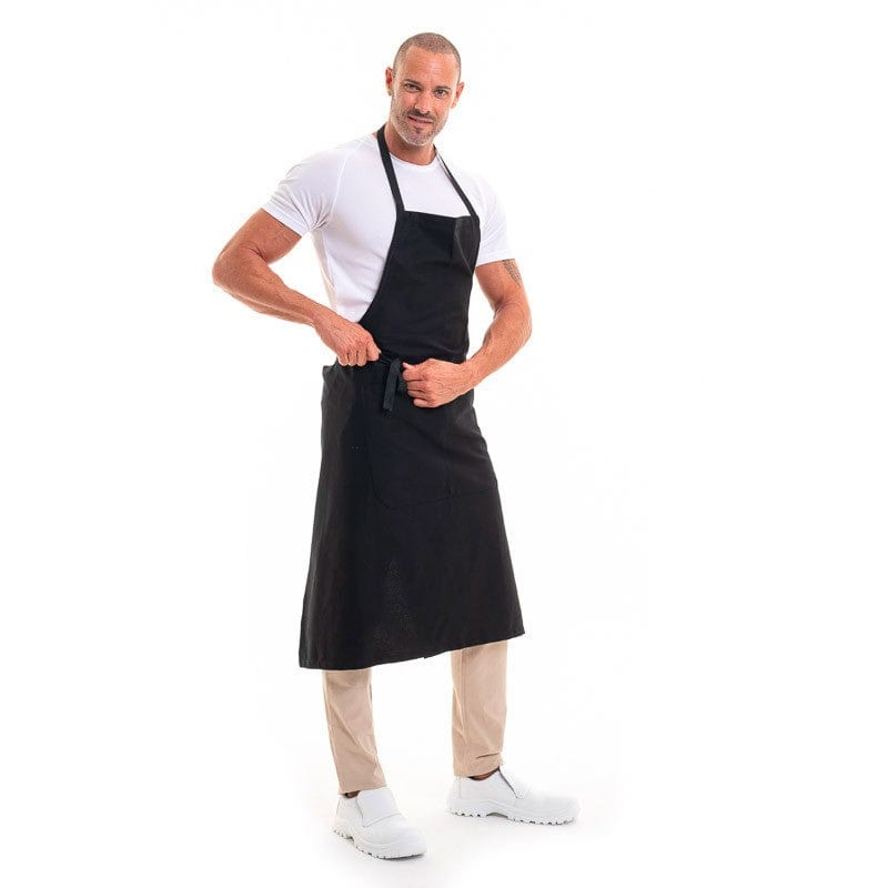 Black Bib Apron Pise - ROBUR -  by Robur | MANELLI``