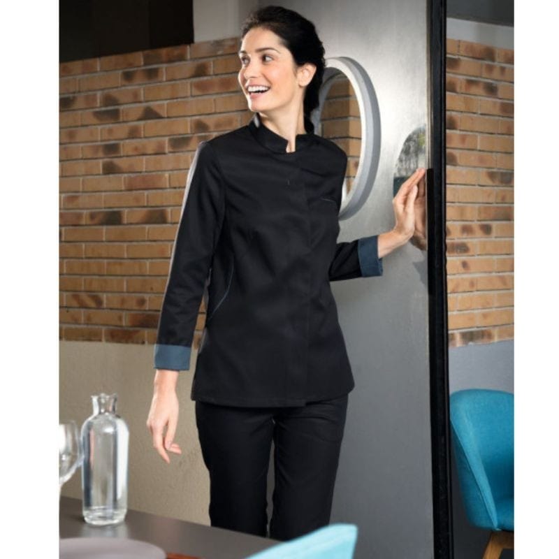 Black Chef Trousers ECUME Seaqual - ROBUR -  by Robur | MANELLI``