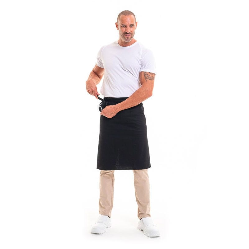 Black Half Chef Apron Coton Phoenix - ROBUR -  by Robur | MANELLI``