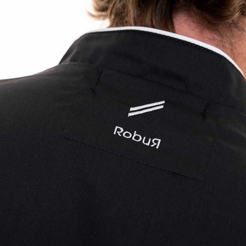 Black Long Sleeve Kitchen Coat - ERIC - ROBUR -  by Robur | MANELLI``