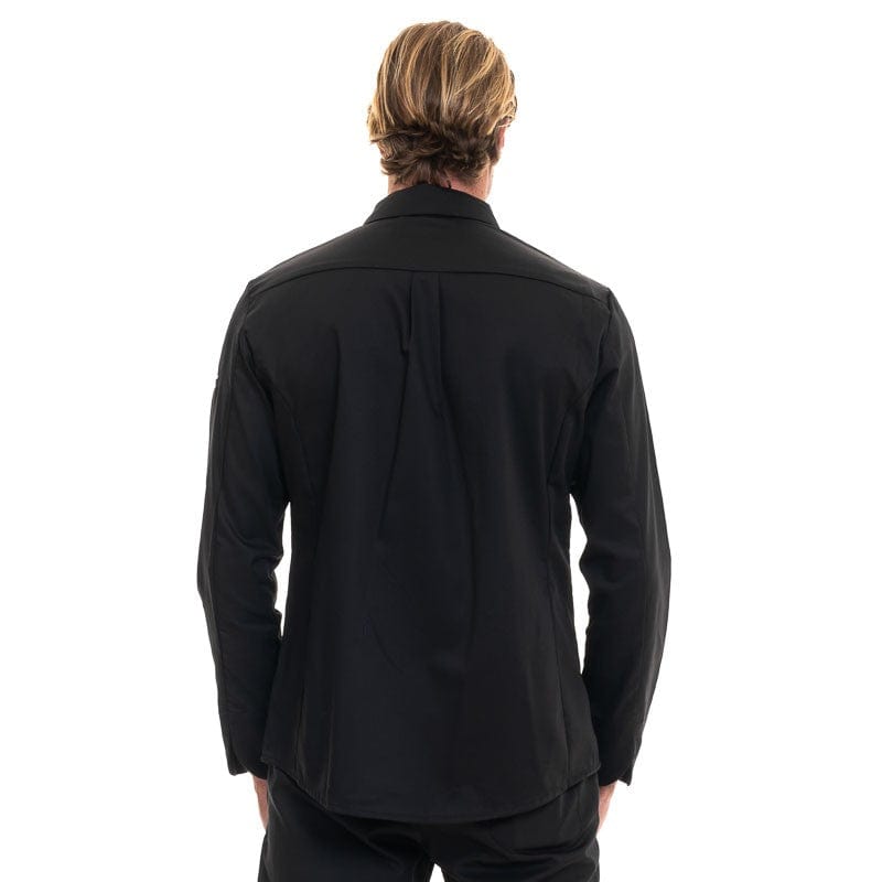 Black Long Sleeve Kitchen Coat Figari - ROBUR -  by Robur | MANELLI``