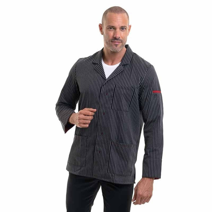 Black Striped Slate Kitchen Coat Ardoise - ROBUR -  by Robur | MANELLI``