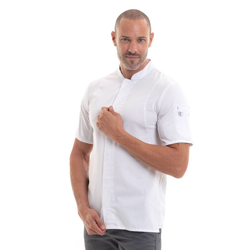 Bolt 37.5 technology Short Sleeve Chef Coat - ROBUR -  by Robur | MANELLI``