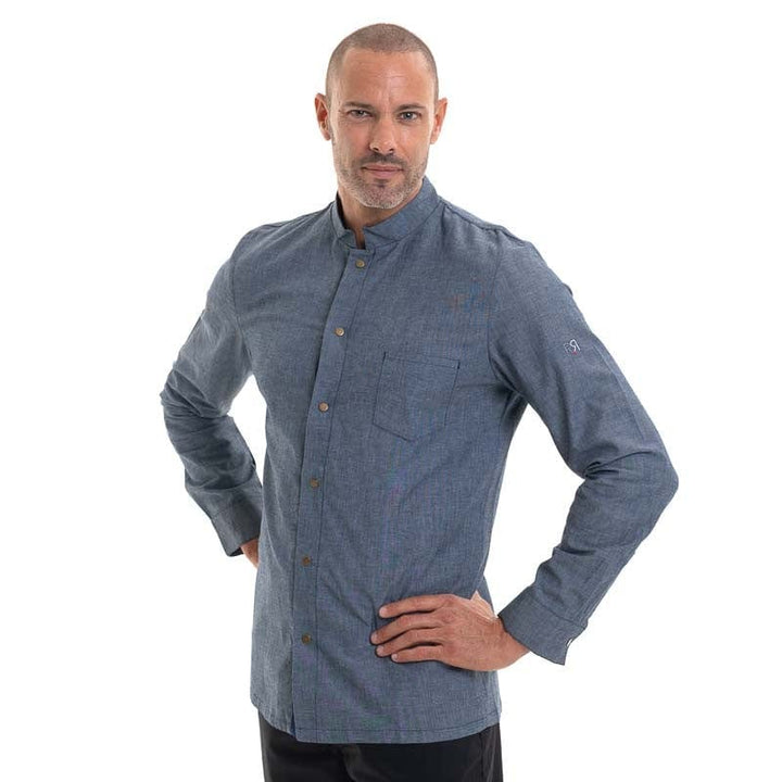 BOVI Men's Kitchen Coat 100% Cotton - ROBUR -  by Robur | MANELLI``