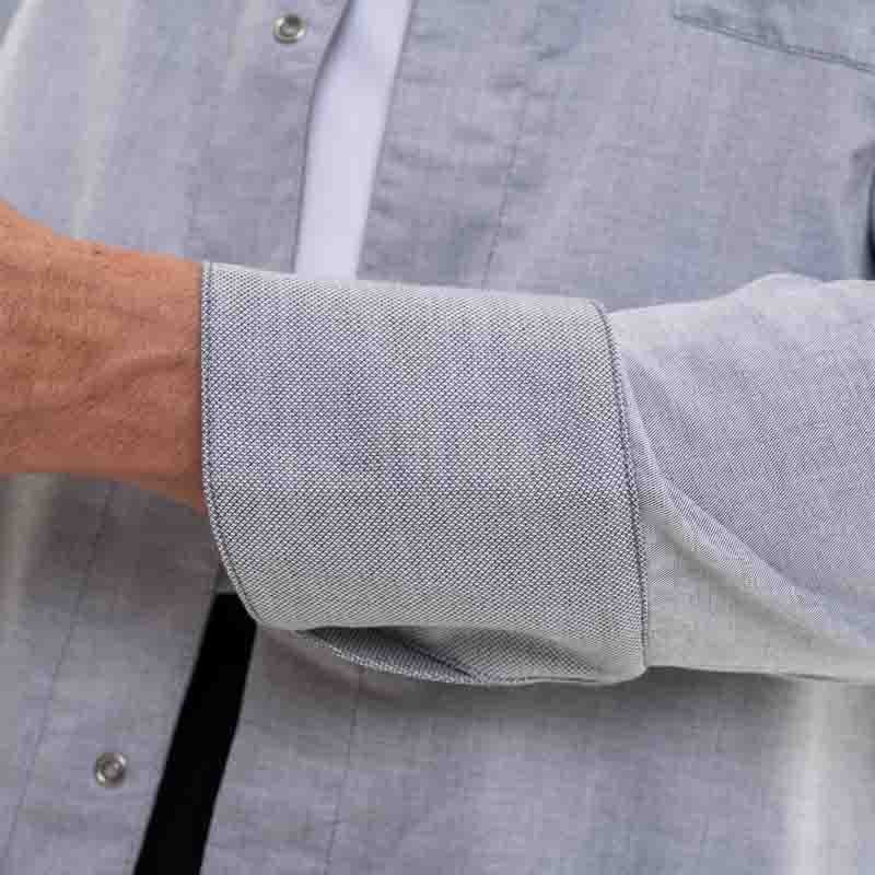 Cardiff Gray Reversible Chef Coat - ROBUR -  by Robur | MANELLI``