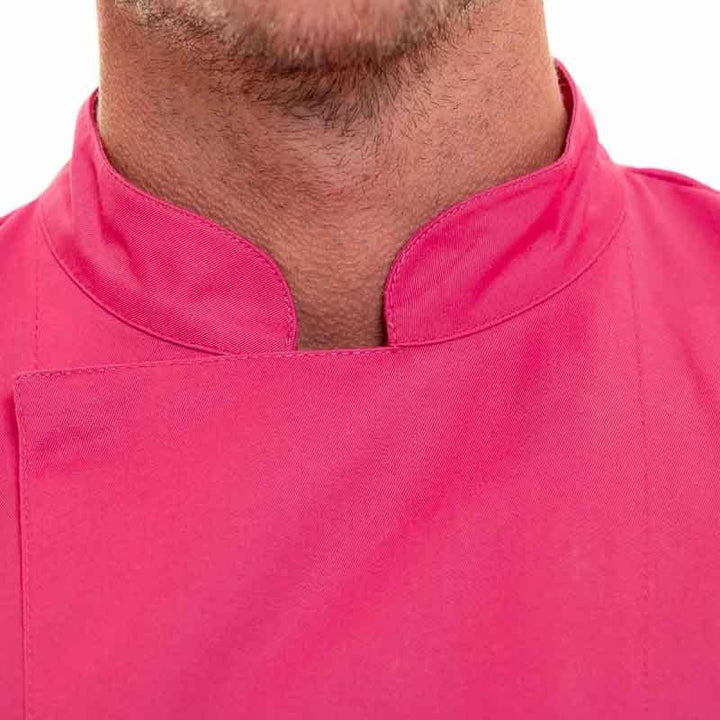 Fuschia Long Sleeve Chef Coat Nero - ROBUR -  by Robur | MANELLI``