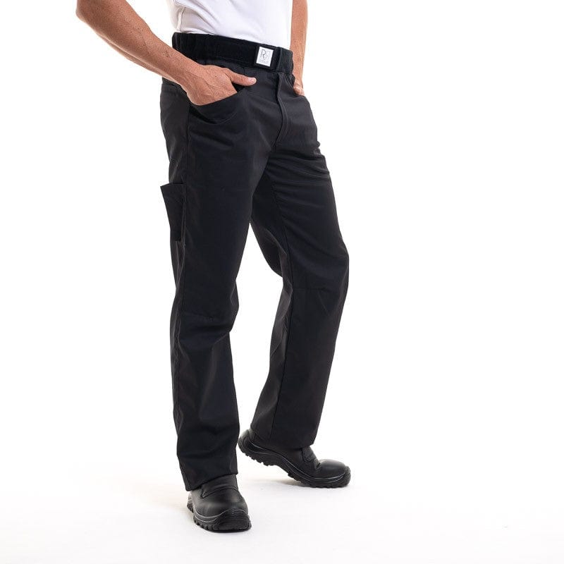 Men's Kitchen Pants Arenal Black - ROBUR -  by Robur | MANELLI``