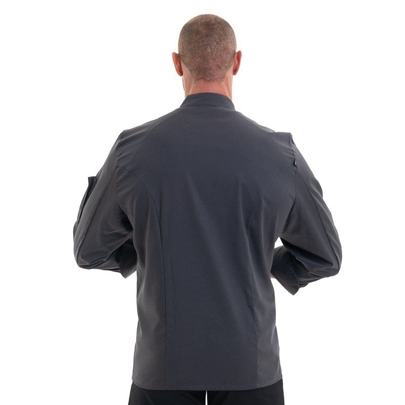 Nero Gray Chef Coat Long Sleeves - ROBUR -  by Robur | MANELLI``