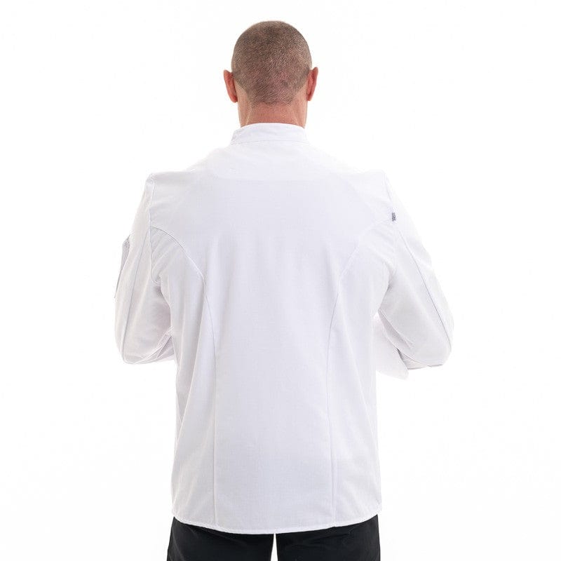 Nero Long Sleeve White Chef Coat - ROBUR -  by Robur | MANELLI``