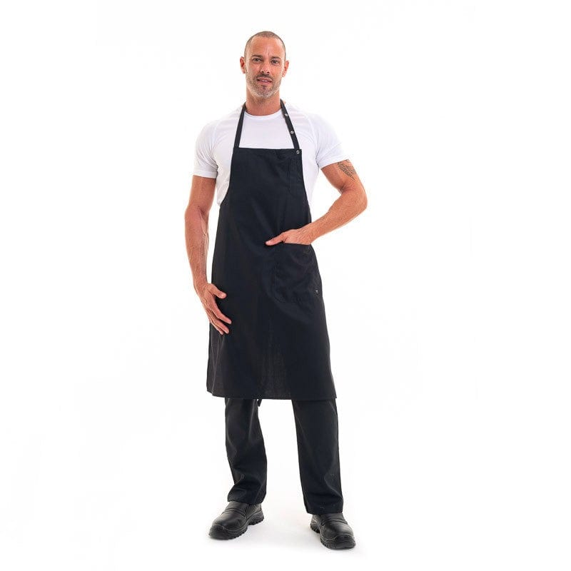 Dax Black Unisex Kitchen Apron - ROBUR -  by Robur | MANELLI``