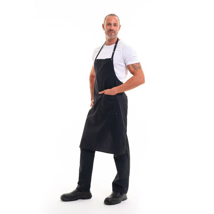 Dax Black Unisex Kitchen Apron - ROBUR -  by Robur | MANELLI``