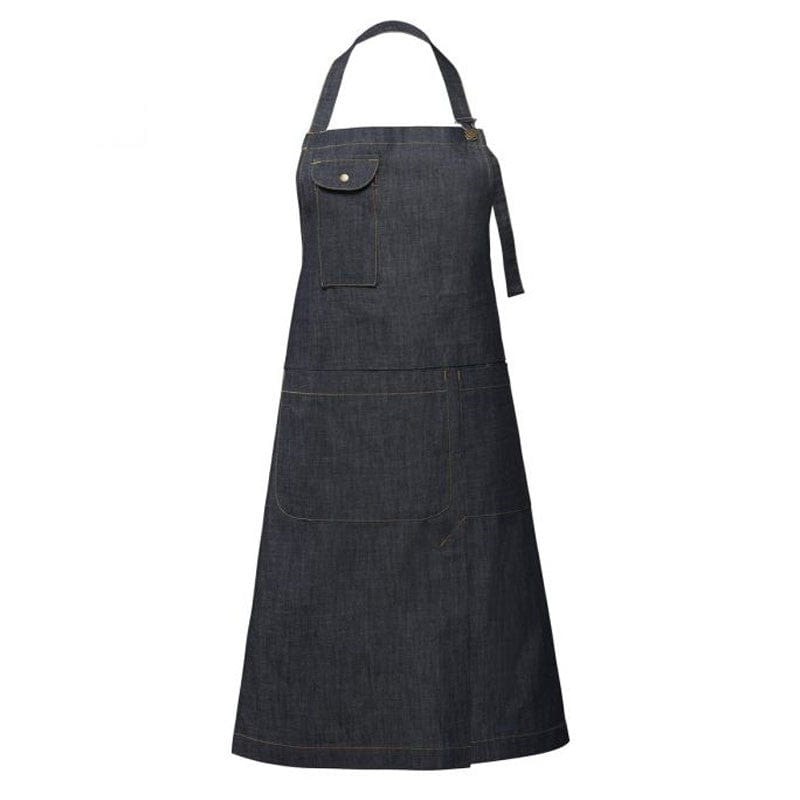 Denim Kitchen Apron with Bib - VIGNOBLE- ROBUR -  by Robur | MANELLI``