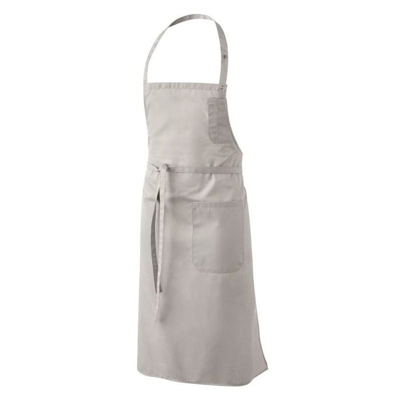 LOTI Light Gray Kitchen Apron with Bib - ROBUR -  by Robur | MANELLI``