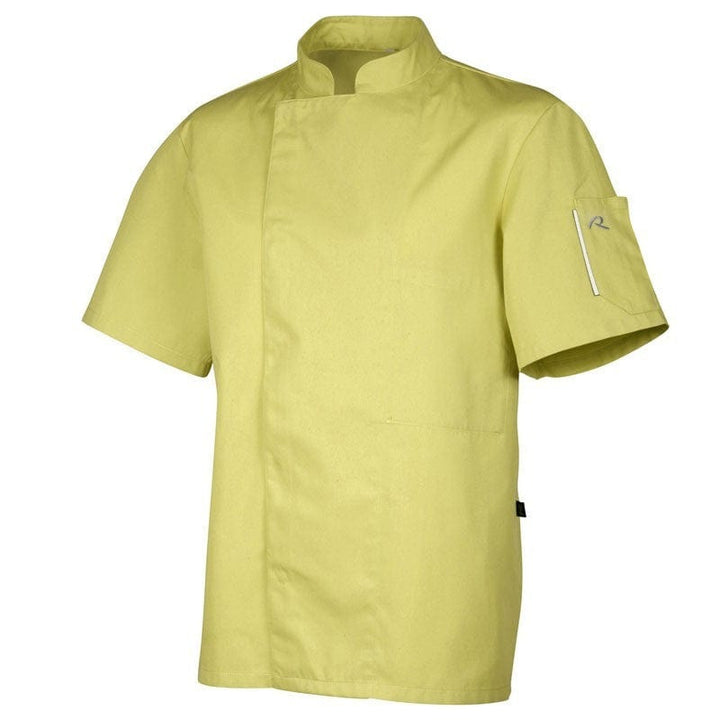 Pistachio Short Sleeve Chef Coat Nero - ROBUR -  by Robur | MANELLI``