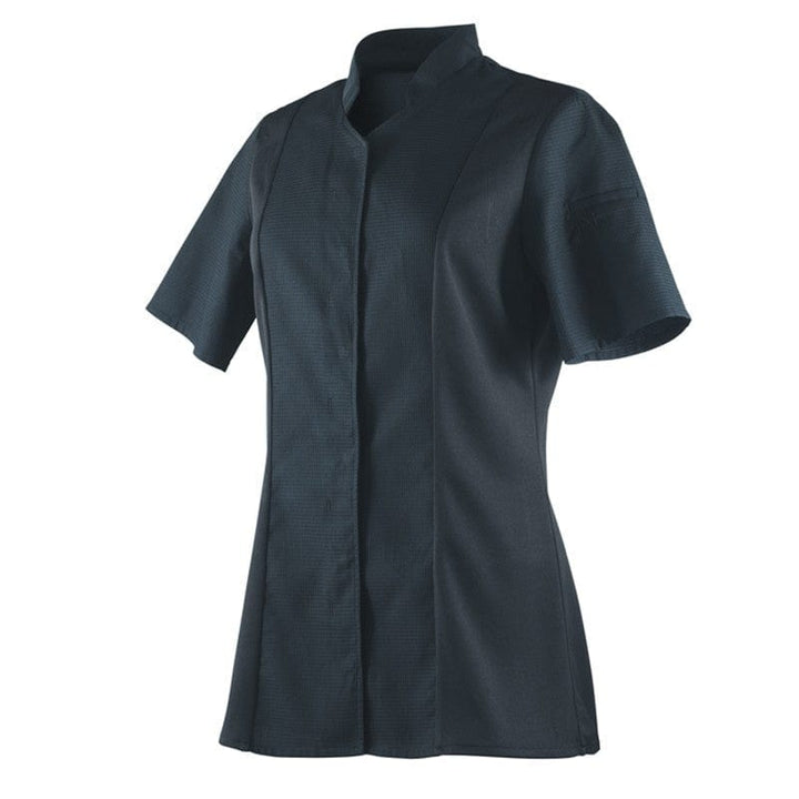 Women's Black Long Sleeve Kitchen Coat - ABELLA - ROBUR -  by Robur | MANELLI``