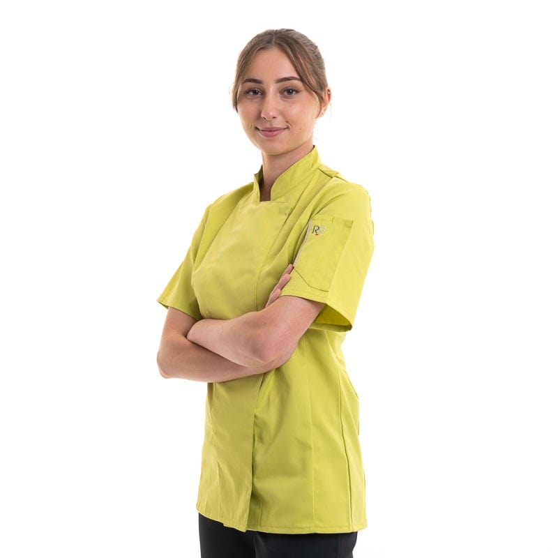 Women's Chef's Coat Lime  Unera - ROBUR -  by Robur | MANELLI``