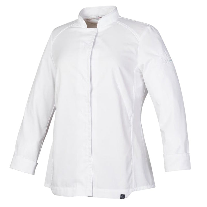 Women's White Kitchen Coat Greta - ROBUR -  by Robur | MANELLI``