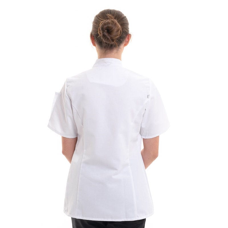 Unera White Chef Coat with Short Sleeve - ROBUR -  by Robur | MANELLI``