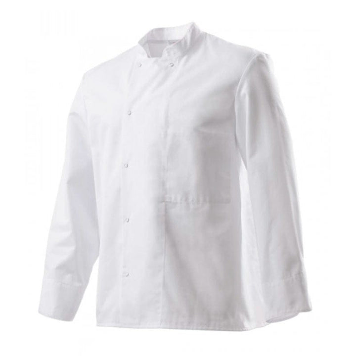 White Chef Coat Long Sleeve Inox - ROBUR -  by Robur | MANELLI``