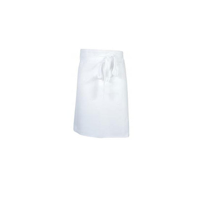 White Half Chef Apron Coton 23.62 inch - ROBUR -  by Robur | MANELLI``