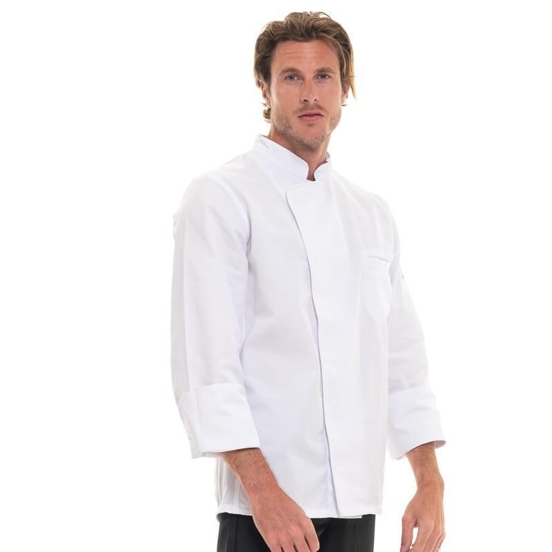 White Long Sleeve Kitchen Coat Energy - ROBUR -  by Robur | MANELLI``