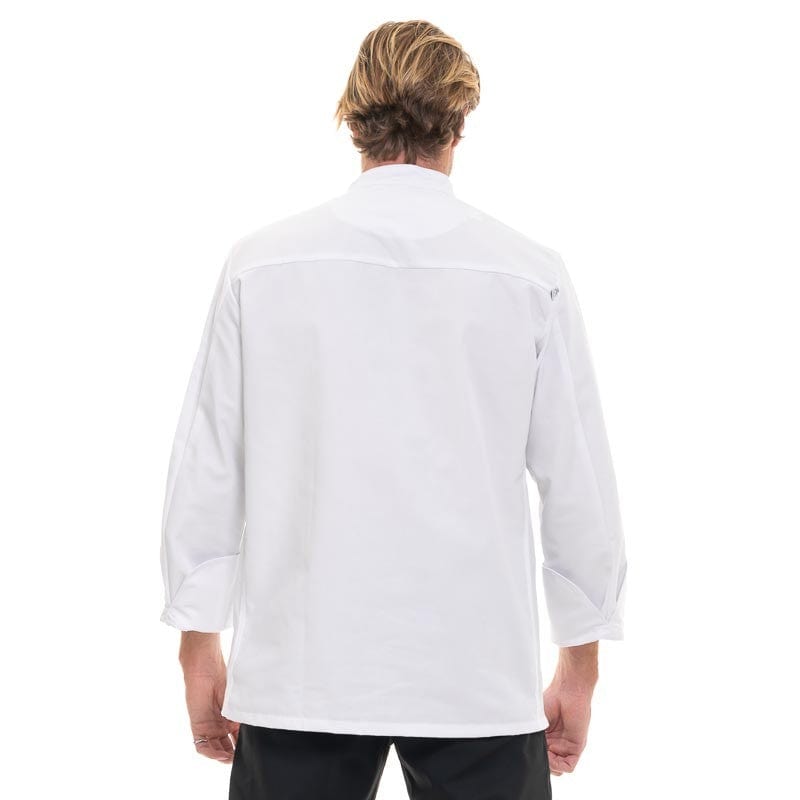 White Long Sleeve Kitchen Coat Energy - ROBUR -  by Robur | MANELLI``