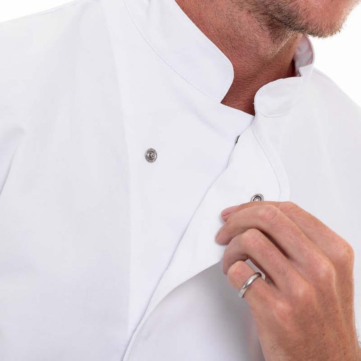 White Long Sleeve Kitchen Coat Energy - ROBUR -  by Robur | MANELLI``