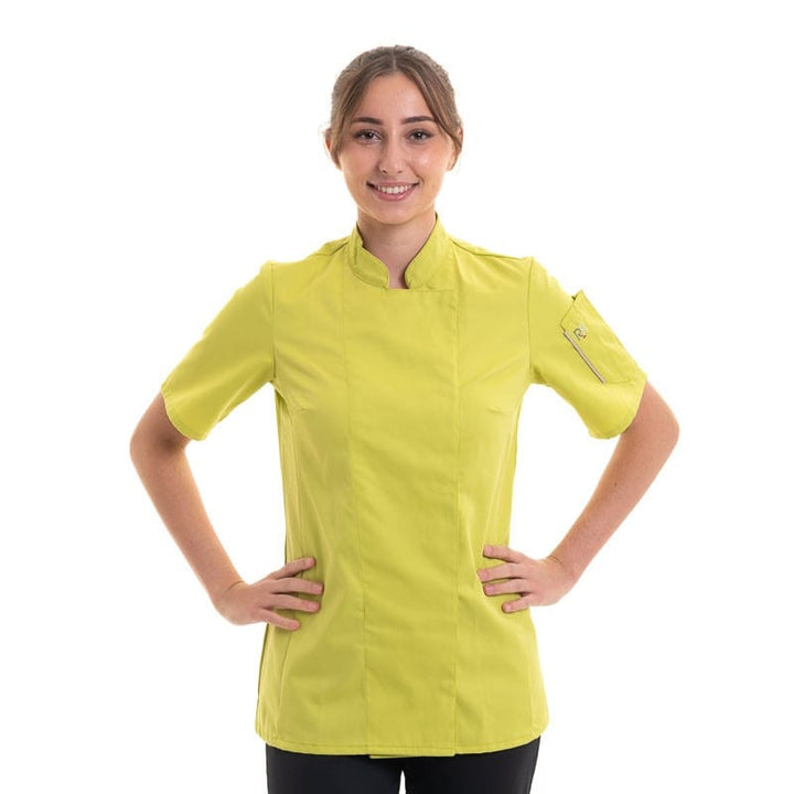 Women's Chef's Coat Lime  Unera - ROBUR -  by Robur | MANELLI``