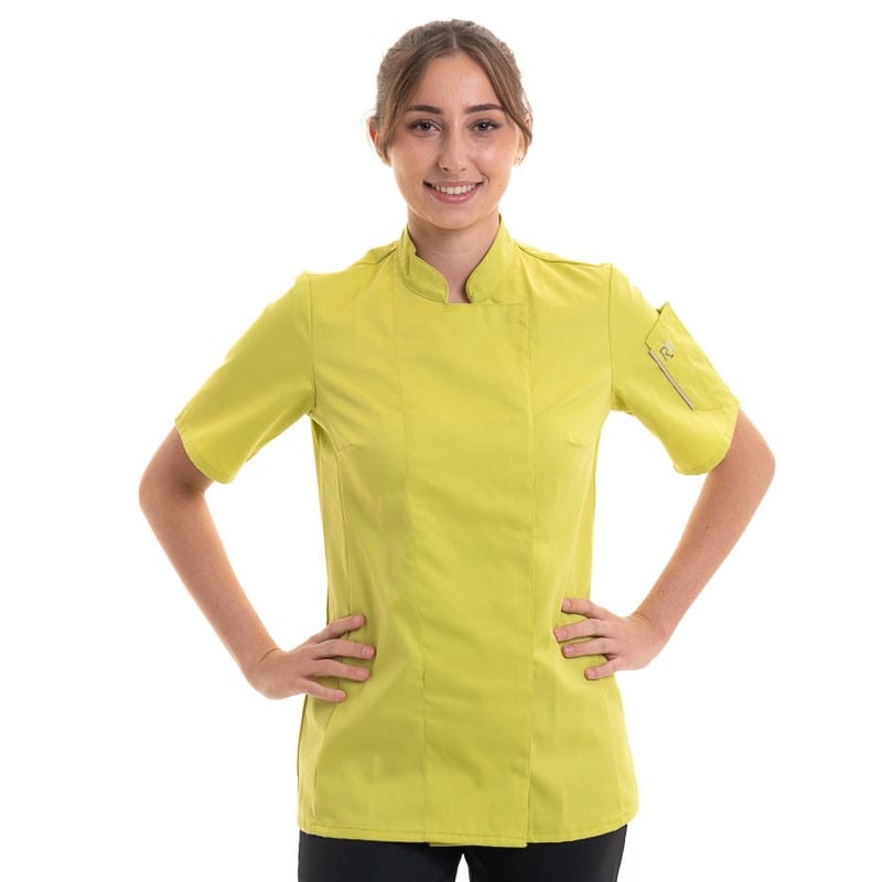 Women's Chef's Coat Lime  Unera - ROBUR -  by Robur | MANELLI``