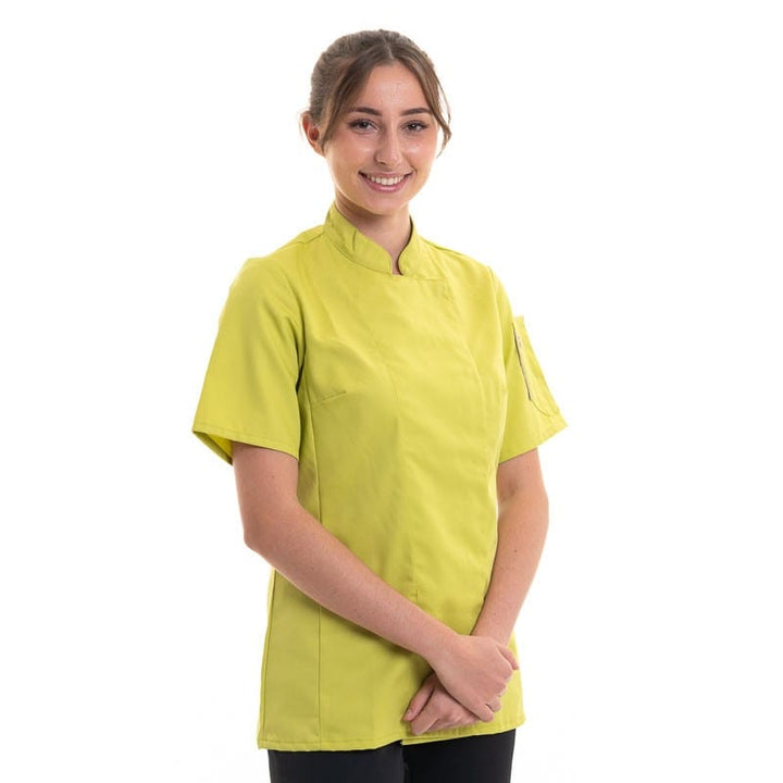 Women's Chef's Coat Lime  Unera - ROBUR -  by Robur | MANELLI``