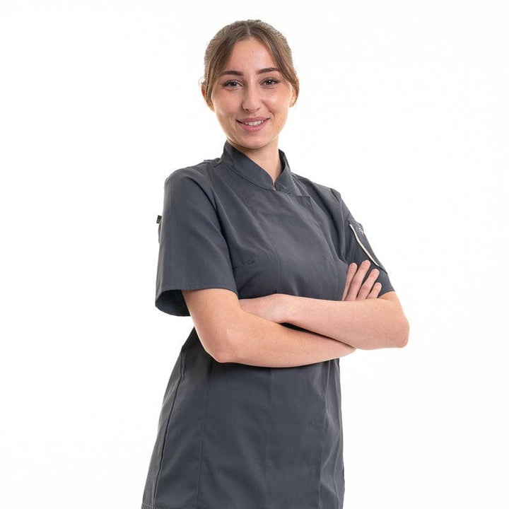 Women's Kitchen Coat Unera Anthracite - ROBUR -  by Robur | MANELLI``