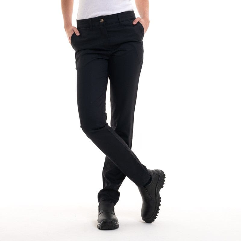 Women's Kitchen Trousers Ecume Black - SEAQUAL INITIATIVE - ROBUR -  by Robur | MANELLI``