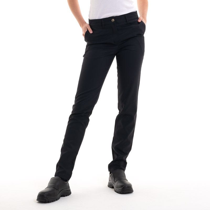 Women's Kitchen Trousers Ecume Black - SEAQUAL INITIATIVE - ROBUR -  by Robur | MANELLI``