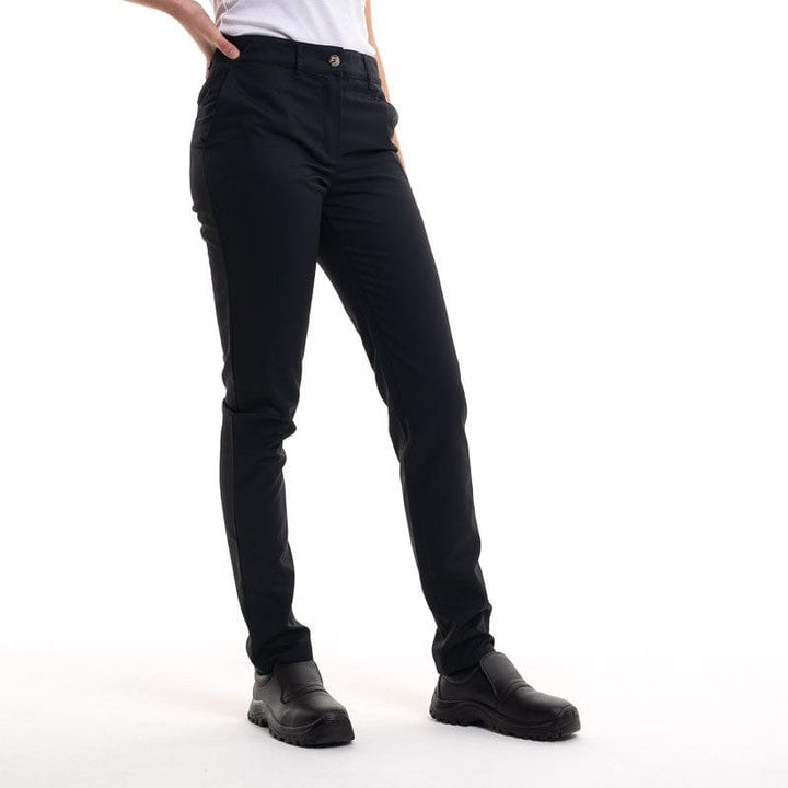 Women's Kitchen Trousers Ecume Black - SEAQUAL INITIATIVE - ROBUR -  by Robur | MANELLI``