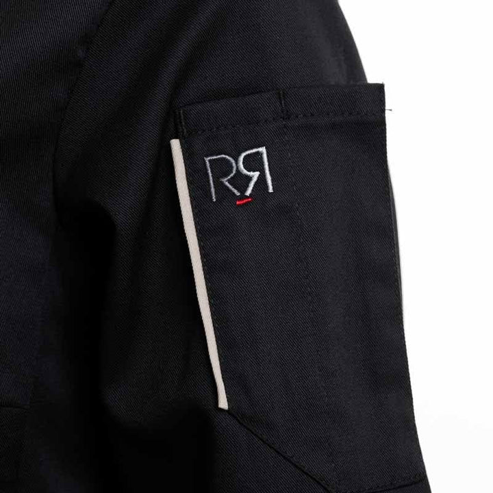 Women's Long Sleeve Black Kitchen Coat Unera - ROBUR -  by Robur | MANELLI``