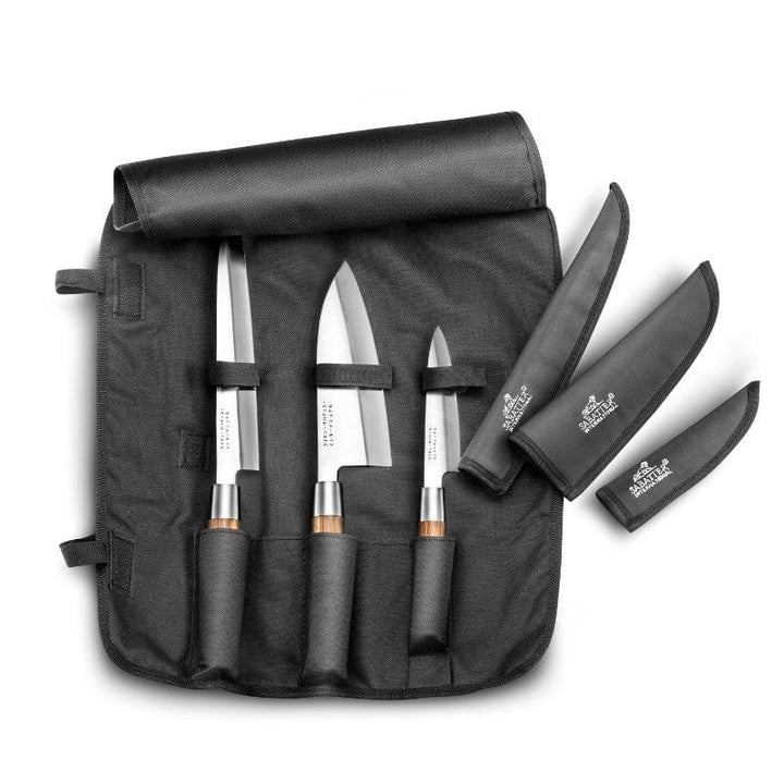 3-Piece Japanese Stainless Steel Knife Set with Case - SABATIER - chef Knives by Sabatier | MANELLI``