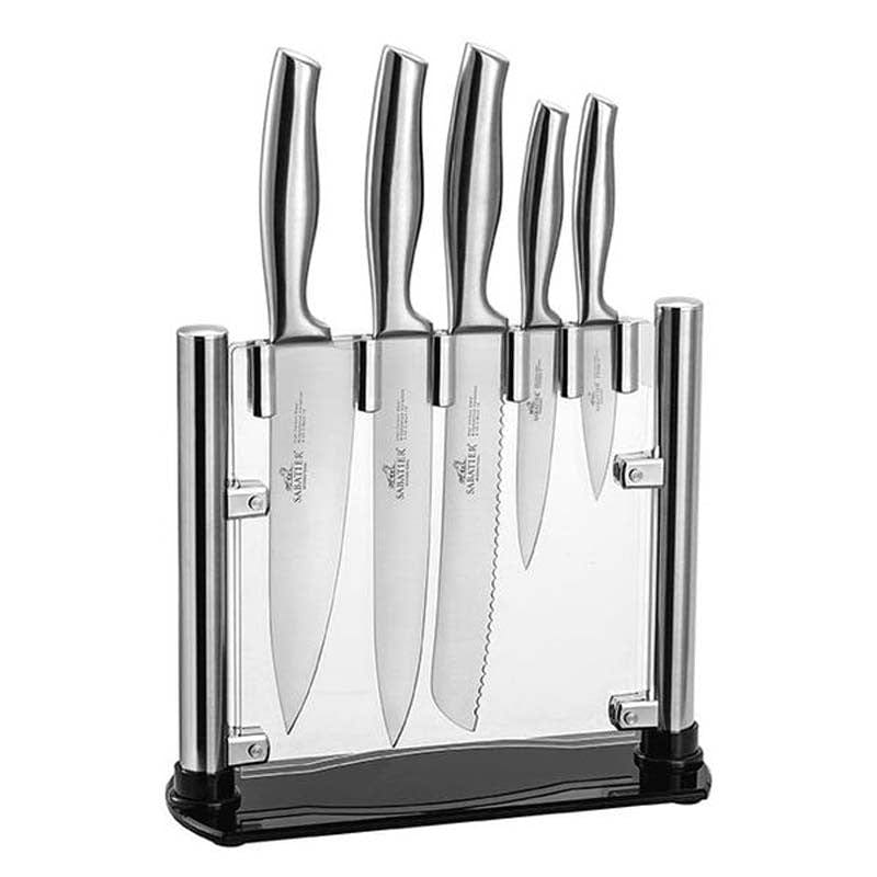 FUJI Acrylic Block + 5 ORYS Knives - SABATIER -  by Sabatier | MANELLI``