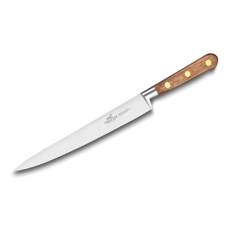 Perigord Butcher's Knife 7.87 inch Walnut Wood - Sabatier -  by Sabatier | MANELLI``