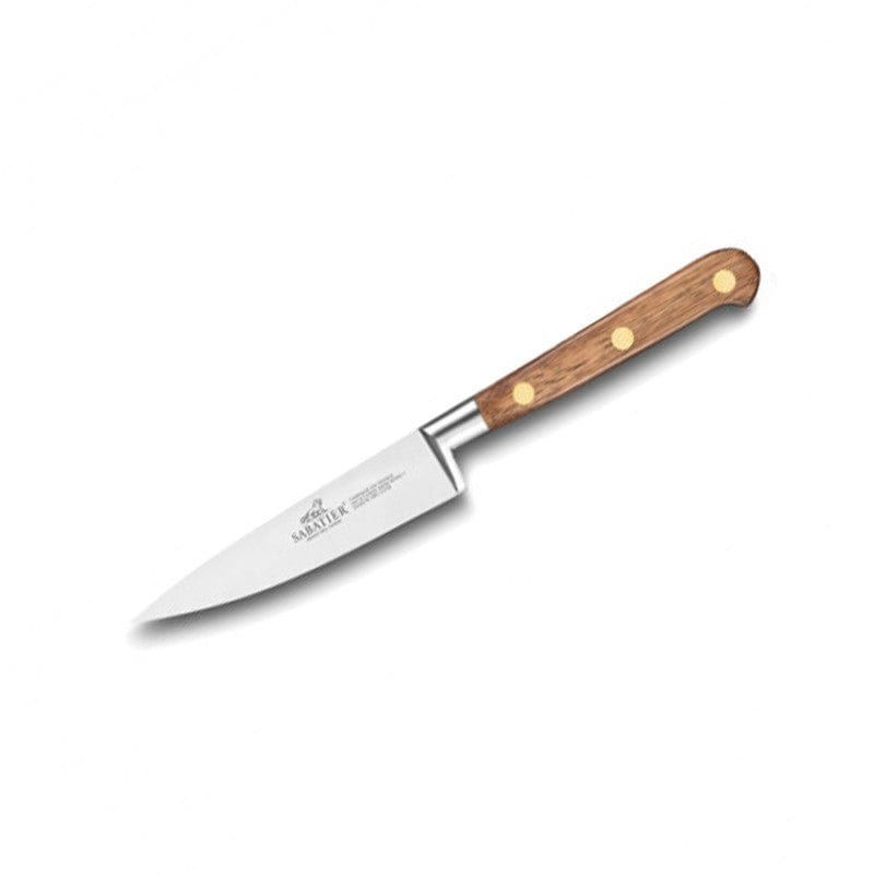 Perigord Office Knife 3.94 inch Walnut Wood Handle - SABATIER -  by Sabatier | MANELLI``