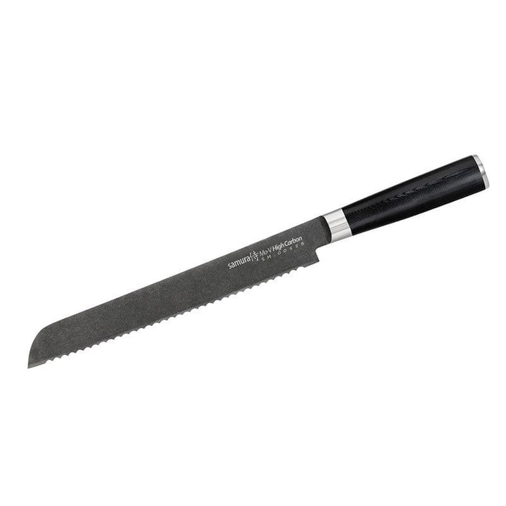 Bread Knife 9.06 inch MO-V STONEWASH - SAMURA -  by Samura | MANELLI``