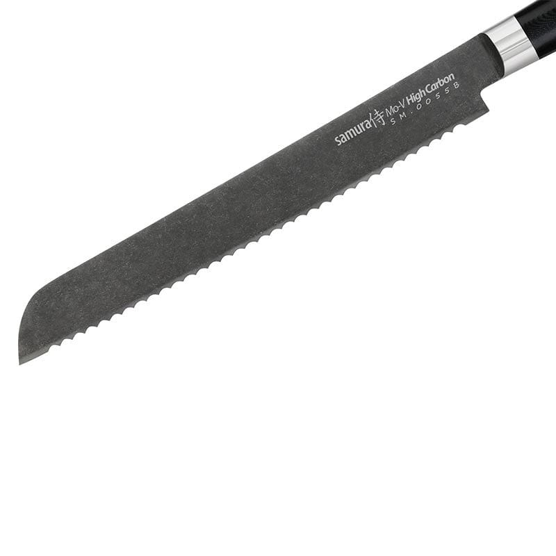 Bread Knife 9.06 inch MO-V STONEWASH - SAMURA -  by Samura | MANELLI``