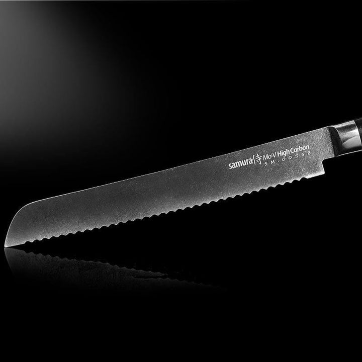 Bread Knife 9.06 inch MO-V STONEWASH - SAMURA -  by Samura | MANELLI``