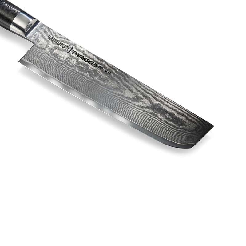 Damascus Nakiri Knife 6.57 inch - SAMURA -  by Samura | MANELLI``