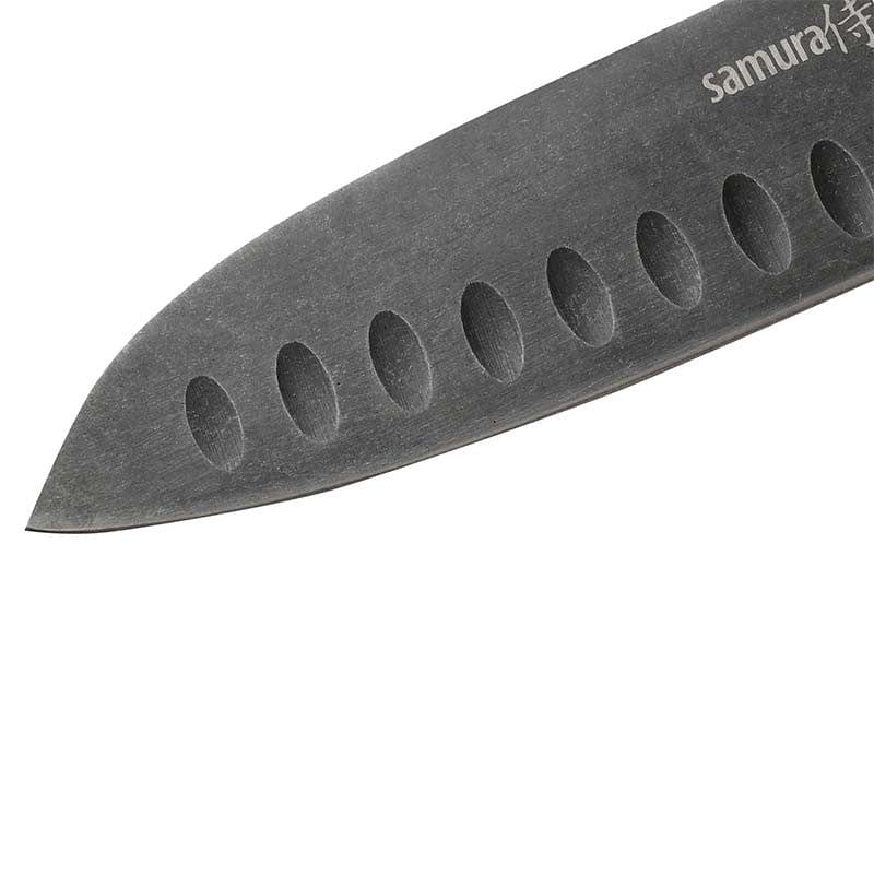 Santoku Knife 5.12 inch MO-V STONEWASH - SAMURA -  by Samura | MANELLI``