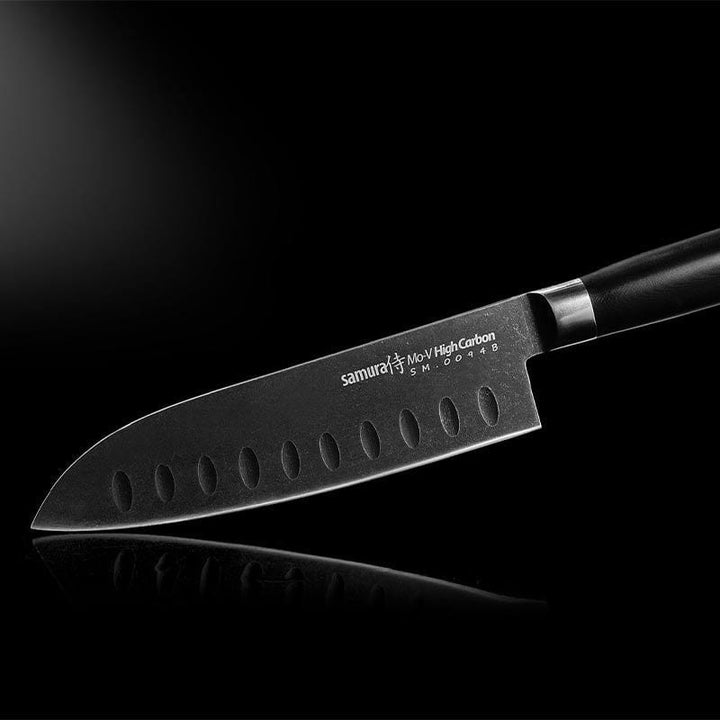 Santoku Knife 7.09 inch MO-V STONEWASH - SAMURA -  by Samura | MANELLI``