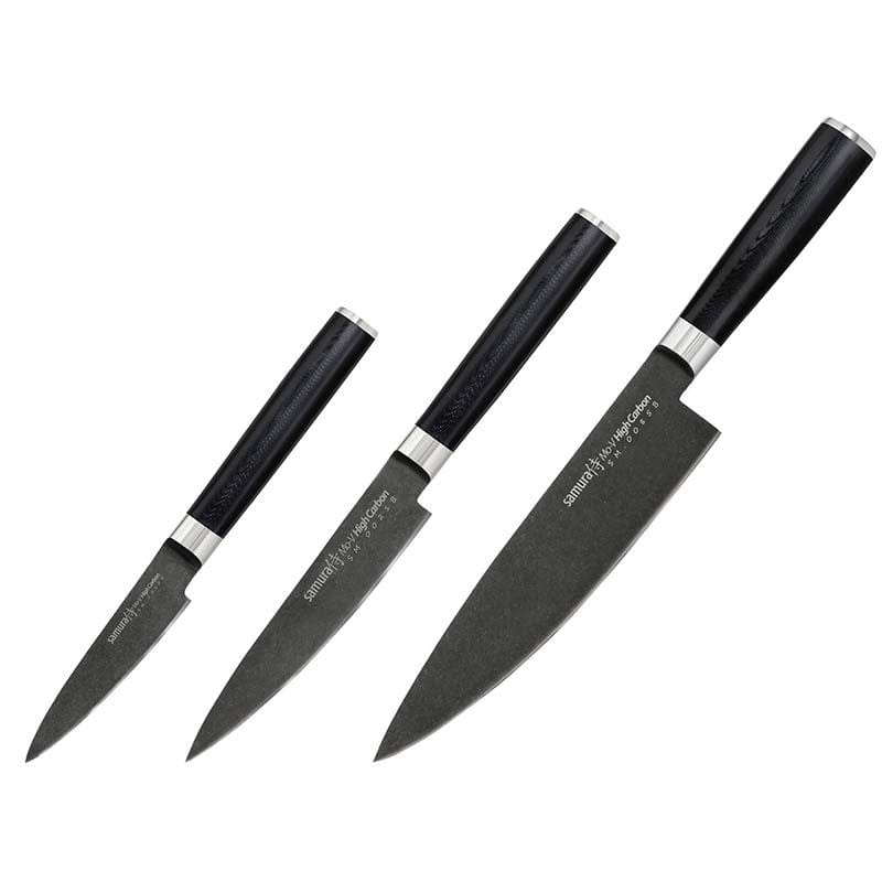 Set of 3 Knives Chef Paring Utility - SAMURA -  by Samura | MANELLI``