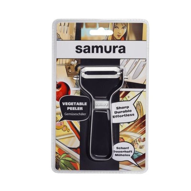 Straight Blade Stainless Steel Peeler - SAMURA -  by Samura | MANELLI``